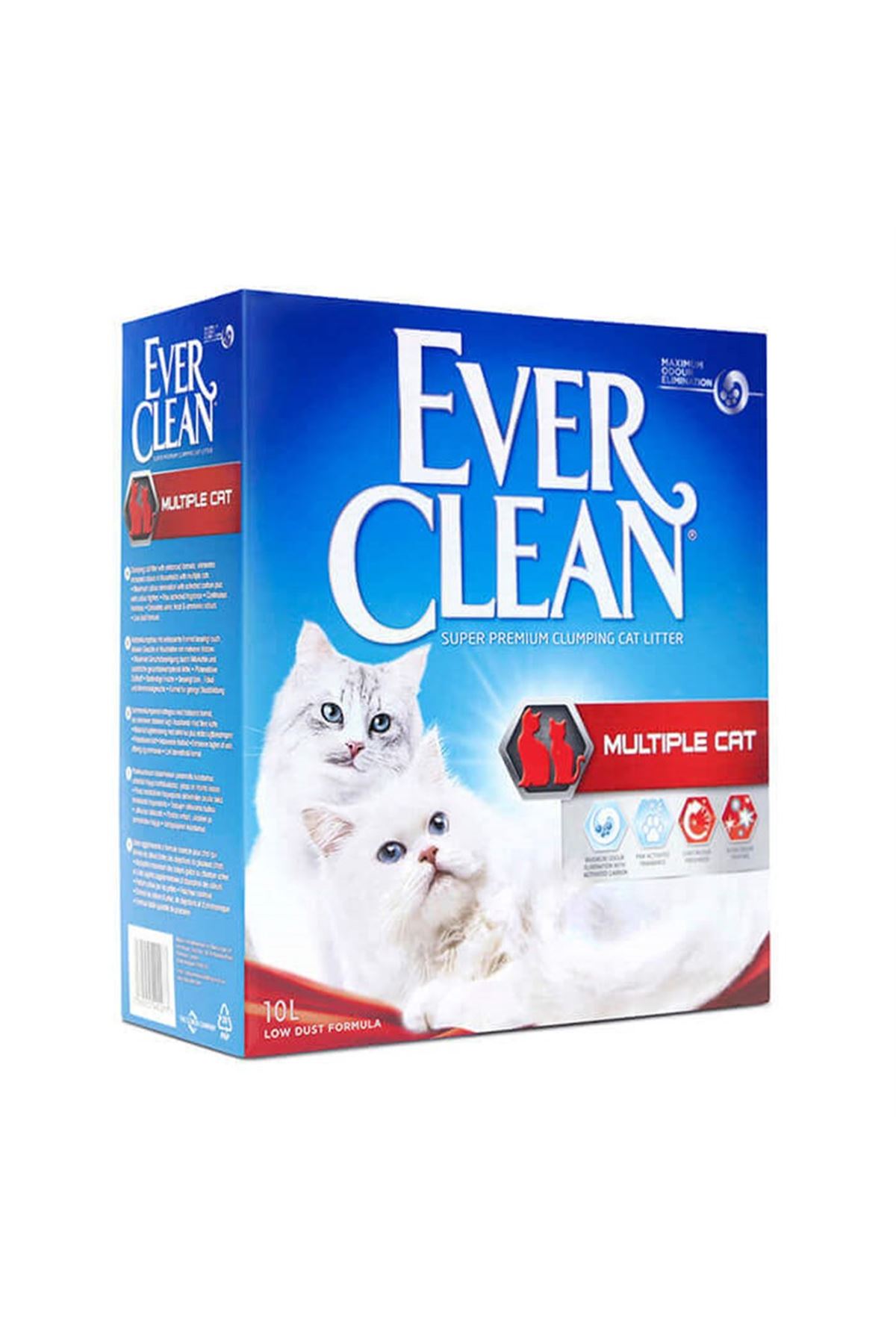 Ever Clean Multiple Cat  Yoğun Kullanıma Uygun Kedi Kumu 10 Lt