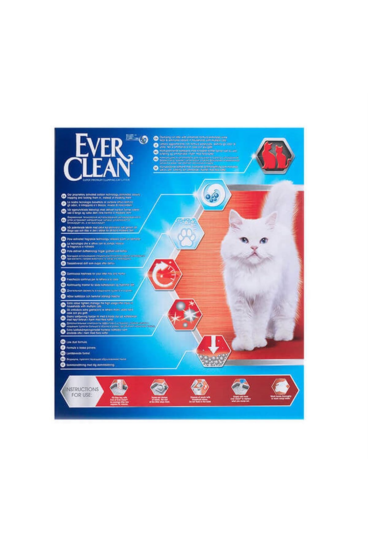 Ever Clean Multiple Cat  Yoğun Kullanıma Uygun Kedi Kumu 10 Lt