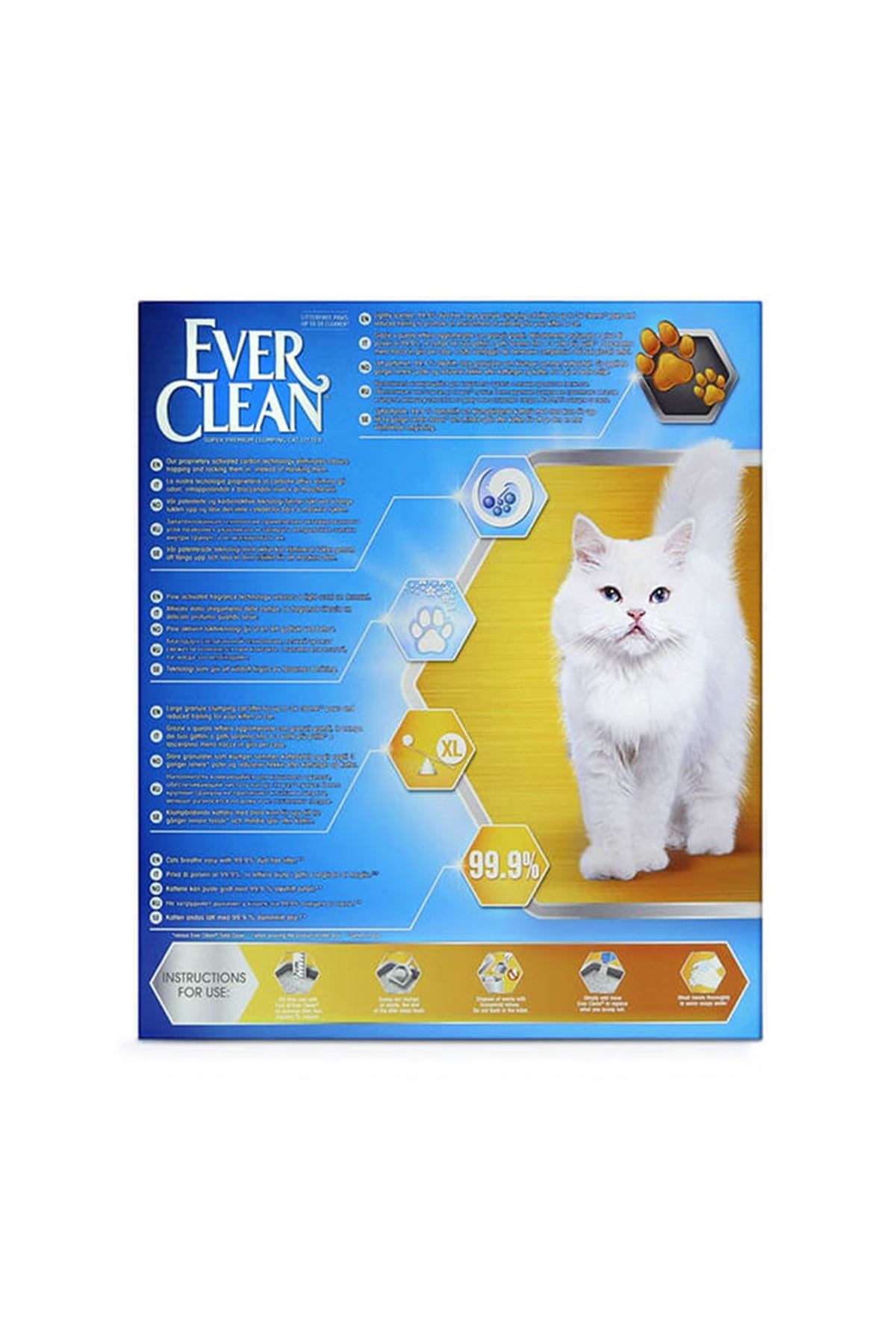 Ever Clean LitterFree Paws Patiye Yapışmayan ve İz Bırakmayan Kedi Kumu 10 lt